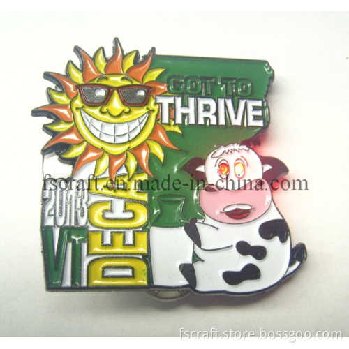 LED Light Fashion Lapel Pin/Badge (FS2013-3233)